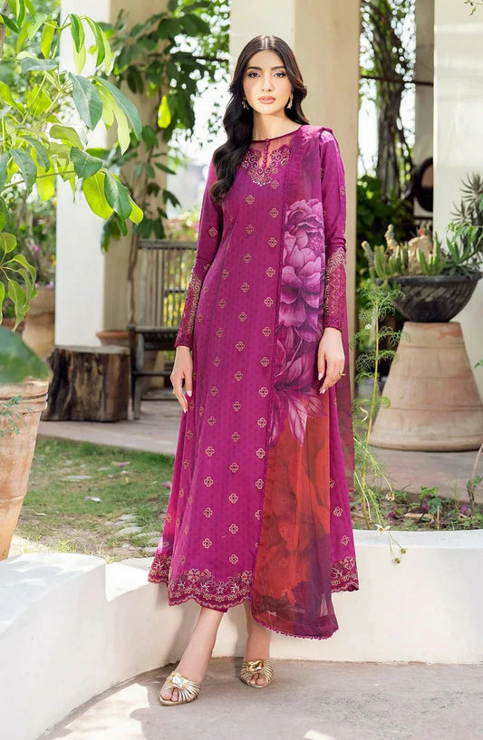 Picture of Zarif - Nura Textured Lawn Summer Essentials - 08 MEHMAL - Unstitched - Available at Raja Sahib