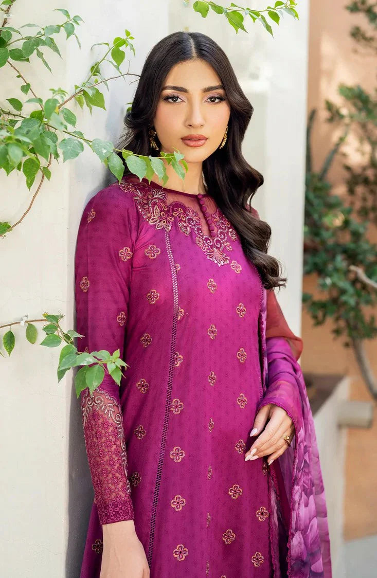 Picture of Zarif - Nura Textured Lawn Summer Essentials - 08 MEHMAL - Unstitched - Available at Raja Sahib