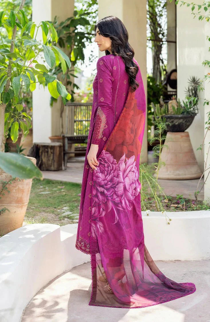 Picture of Zarif - Nura Textured Lawn Summer Essentials - 08 MEHMAL - Unstitched - Available at Raja Sahib