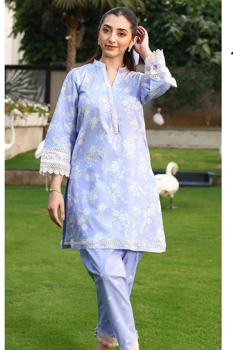 Picture of Zyna - Prints Collection (2 PC) - 03 Ayzel - Unstitched - Available at Raja Sahib