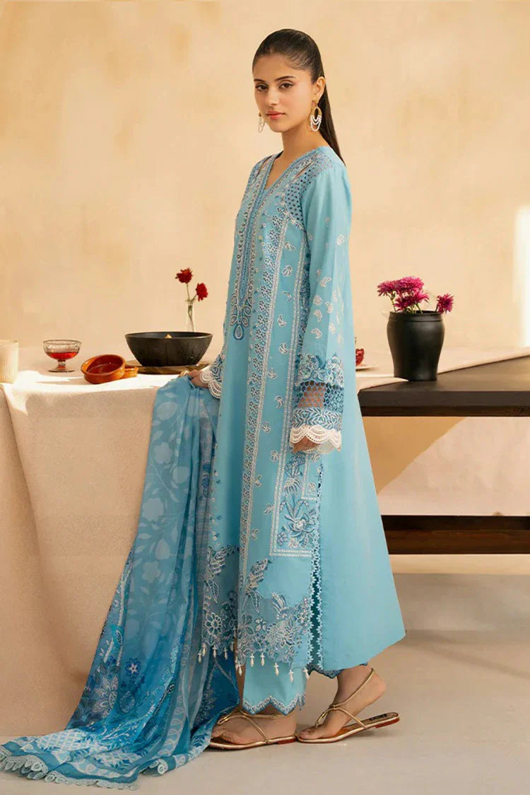 Picture of Rajbari - Jahaan Premium Festive Lawn Collection - SIRA (Jahan) 5-B - Unstitched - Available at Raja Sahib