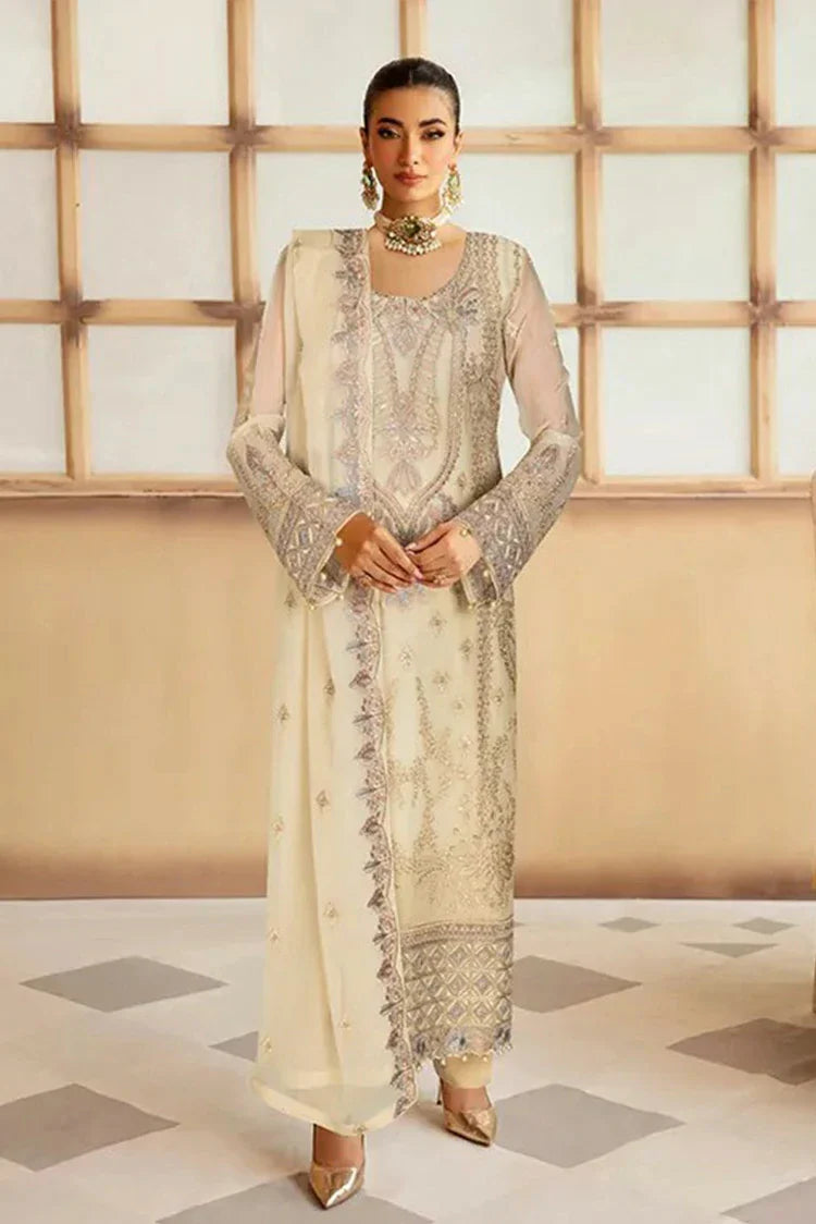 Picture of Ramsha - Sangeet Embroidered Chiffon Collection Vol 3 - B-301 - Unstitched - Available at Raja Sahib