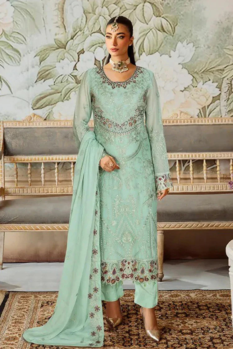 Picture of Ramsha - Sangeet Embroidered Chiffon Collection Vol 3 - B-304 - Unstitched - Available at Raja Sahib