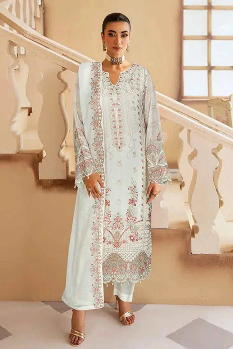 Picture of Ramsha - Sangeet Embroidered Chiffon Collection Vol 3 - B-306 - Unstitched - Available at Raja Sahib