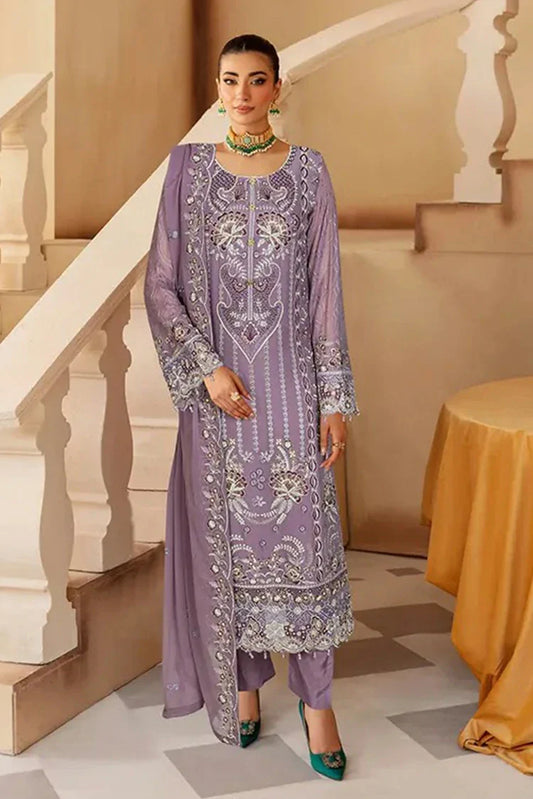 Picture of Ramsha - Sangeet Embroidered Chiffon Collection Vol 3 - B-310 - Unstitched - Available at Raja Sahib