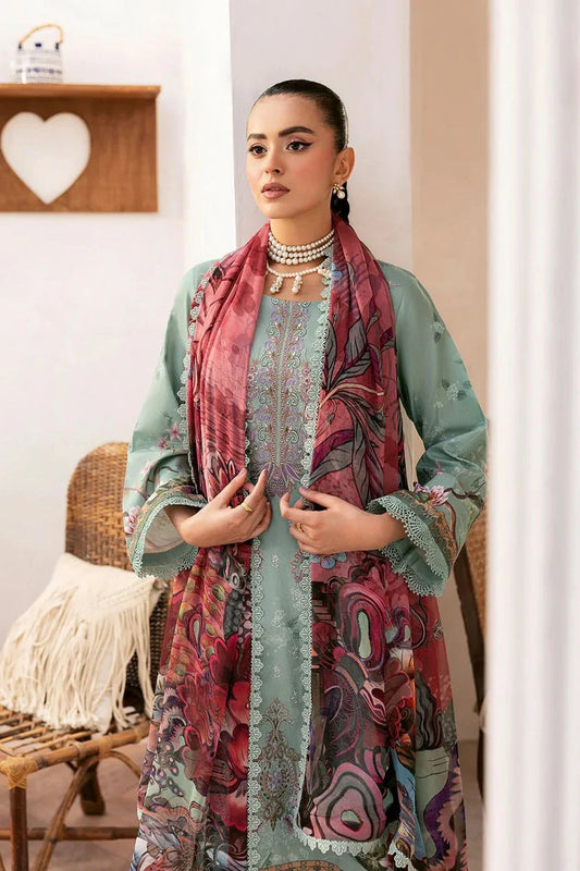 Picture of Ramsha - Mashaal Luxury Lawn Collection Vol 14 - L-1410 - Unstitched - Available at Raja Sahib