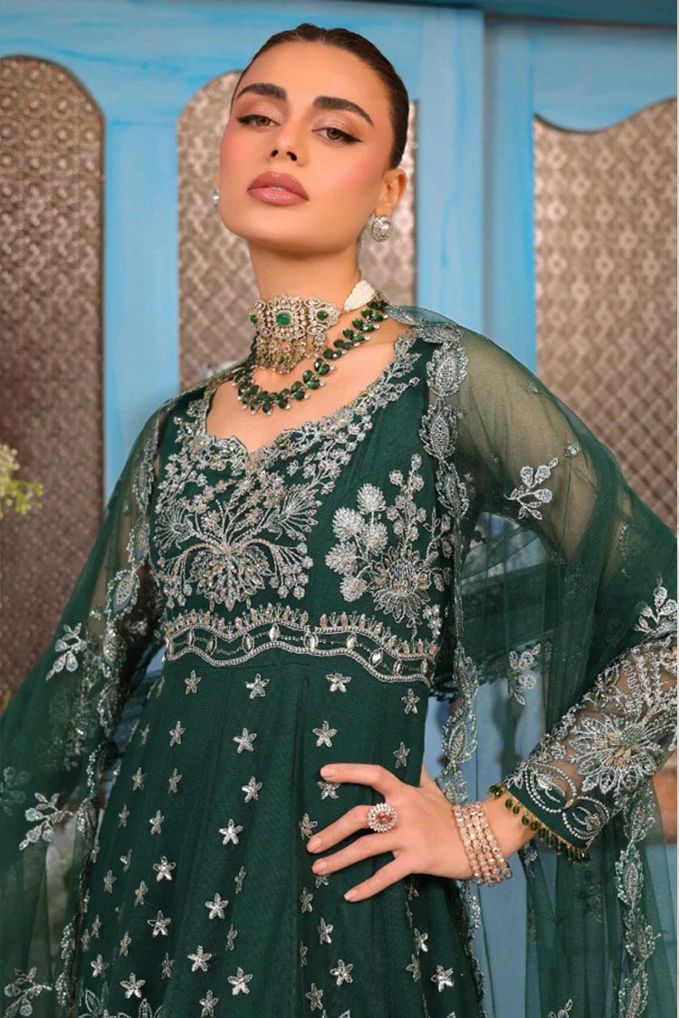 Picture of Signy - Elara Luxury Formal Collection - SG-02 Emerald Veil - Unstitched - Available at Raja Sahib