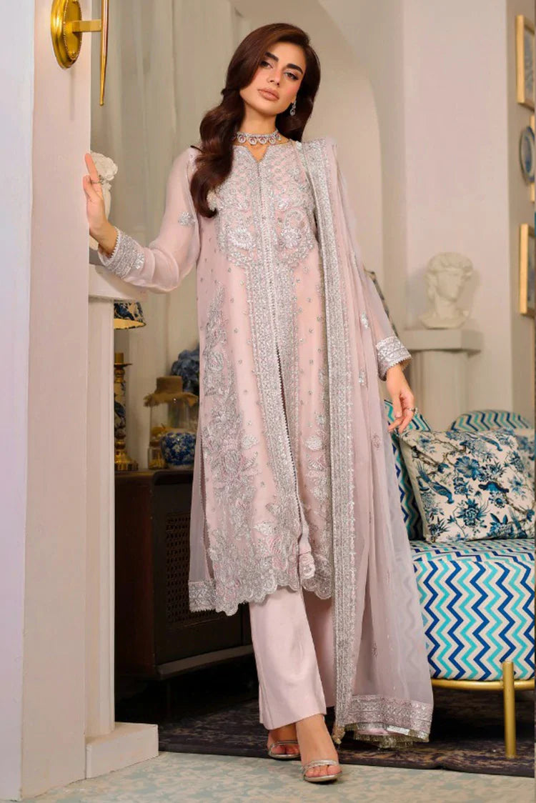 Picture of Signy - Elara Luxury Formal Collection - SG-04 Blush Reverie - Unstitched - Available at Raja Sahib