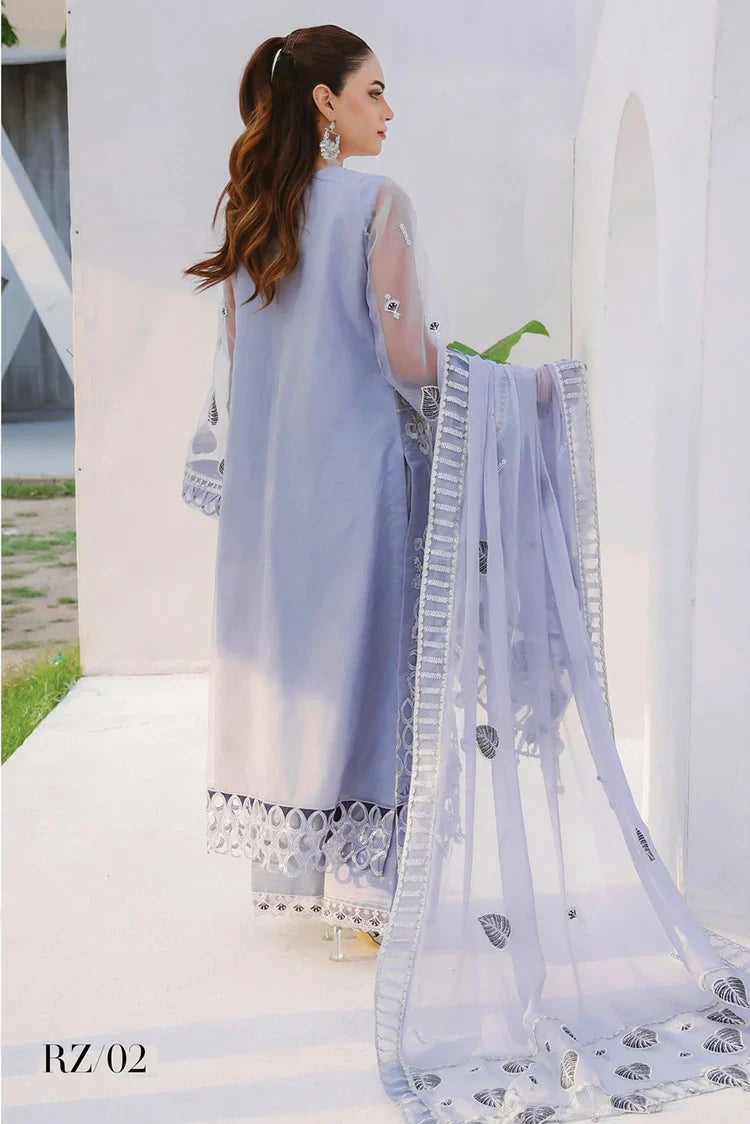 Picture of Zebtan - Rozal Luxury Chiffon Collection - RZ-02 - Unstitched - Available at Raja Sahib