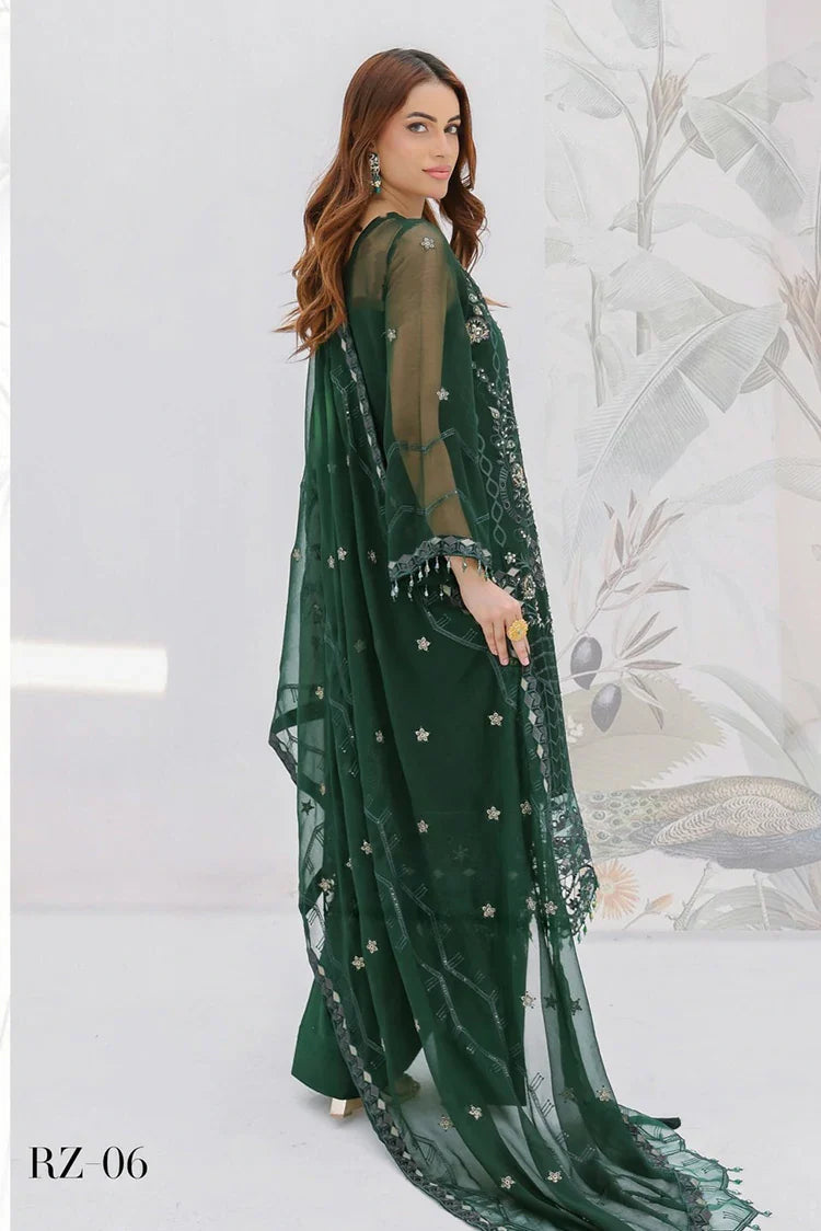 Picture of Zebtan - Rozal Luxury Chiffon Collection - RZ-06 - Unstitched - Available at Raja Sahib