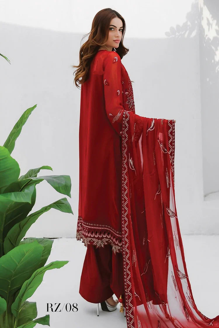 Picture of Zebtan - Rozal Luxury Chiffon Collection - RZ-08 - Unstitched - Available at Raja Sahib