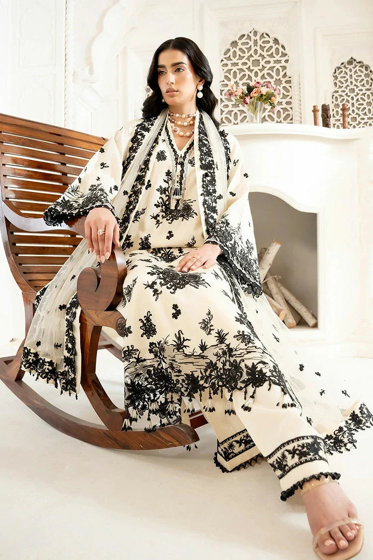 Picture of Khurshid - Glam Collection - WF253VP2-4 Sterling - Unstitched - Available at Raja Sahib