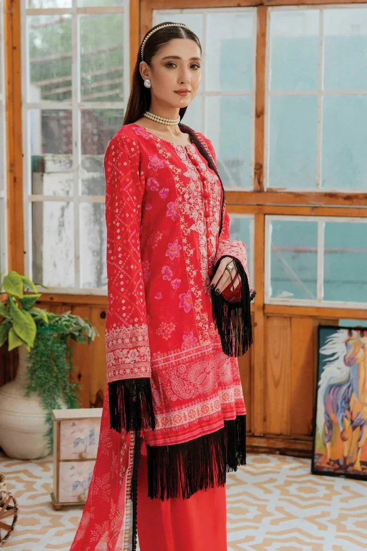 Picture of Ghonche - Summer Threads - 06 Gulaab - Unstitched - Available at Raja Sahib
