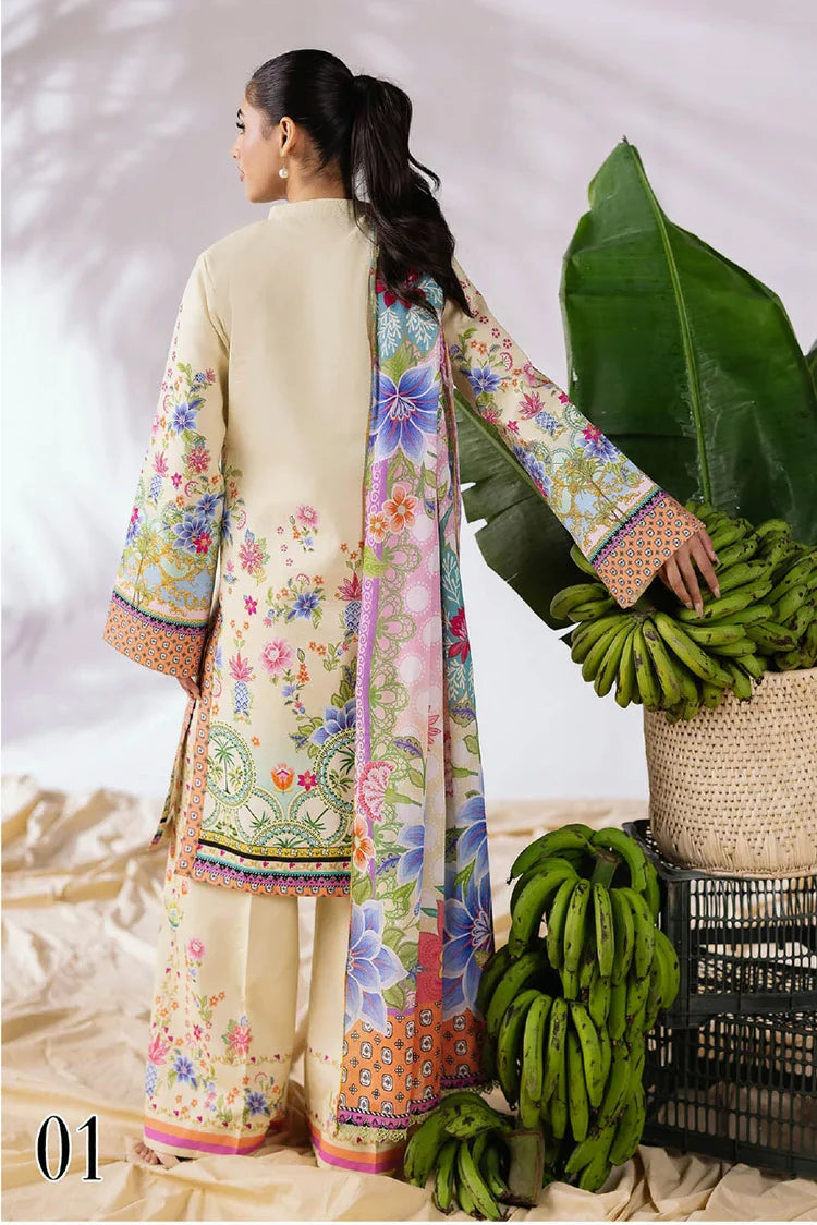 Picture of Rajbari - Amal Prints Drop 2 - Design 01 - Unstitched - Available at Raja Sahib