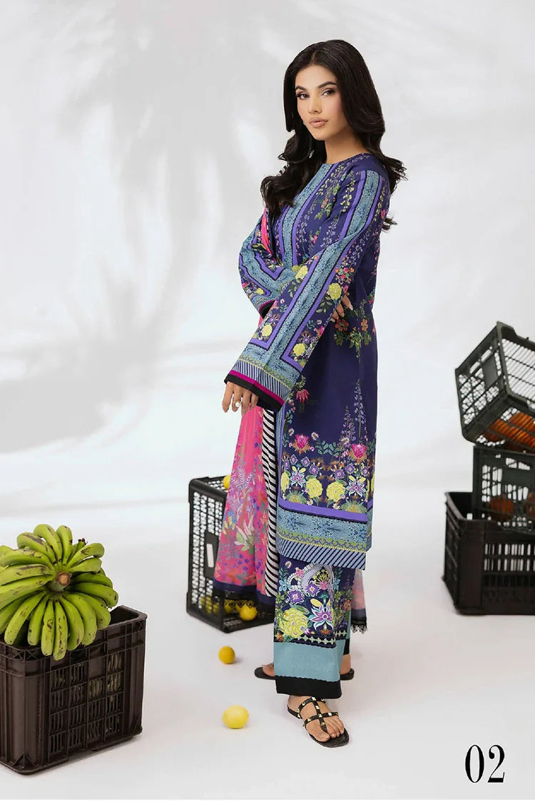 Picture of Rajbari - Amal Prints Drop 2 - Design 02 - Unstitched - Available at Raja Sahib