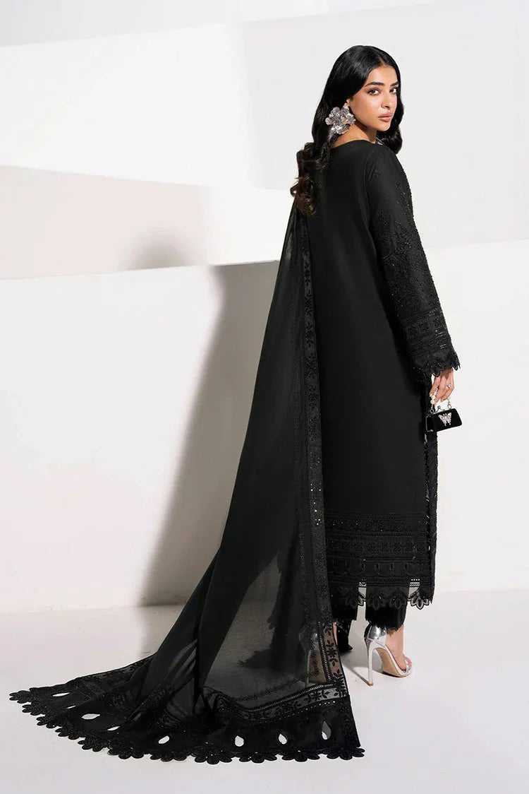 Picture of Zarizaa - Alpha Black Embroidery Series - 01 PHANTOM - Unstitched - Available at Raja Sahib