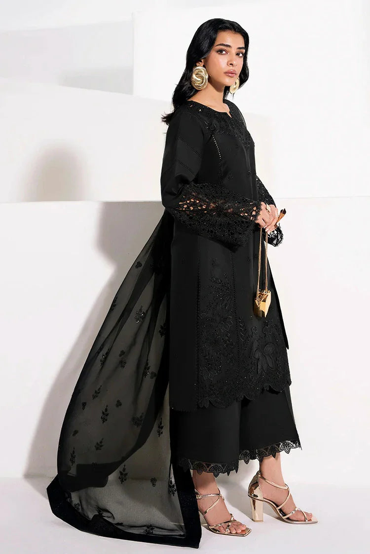 Picture of Zarizaa - Alpha Black Embroidery Series - 02 SOMBRE - Unstitched - Available at Raja Sahib