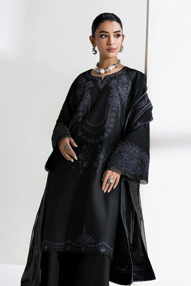 Picture of Zarizaa - Alpha Black Embroidery Series - 03 INK - Unstitched - Available at Raja Sahib