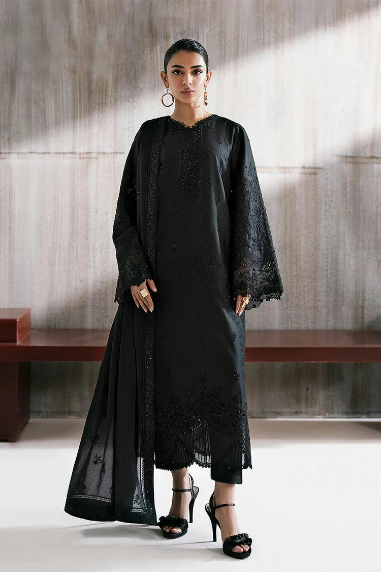 Picture of Zarizaa - Alpha Black Embroidery Series - 04 DAARA - Unstitched - Available at Raja Sahib