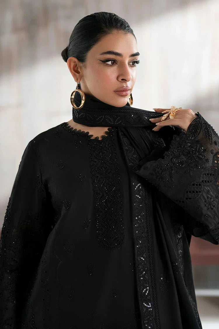 Picture of Zarizaa - Alpha Black Embroidery Series - 04 DAARA - Unstitched - Available at Raja Sahib