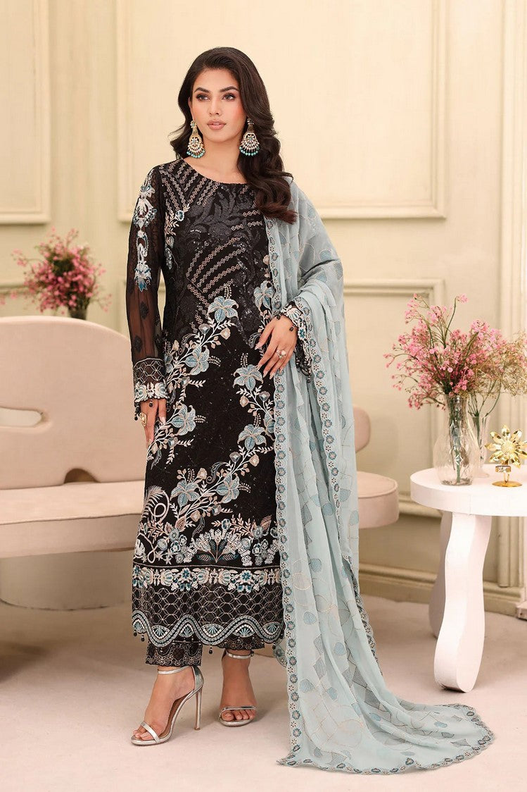 Picture of Ramsha - Chiffon Collection Vol 27 - F-2703 - Unstitched - Available at Raja Sahib