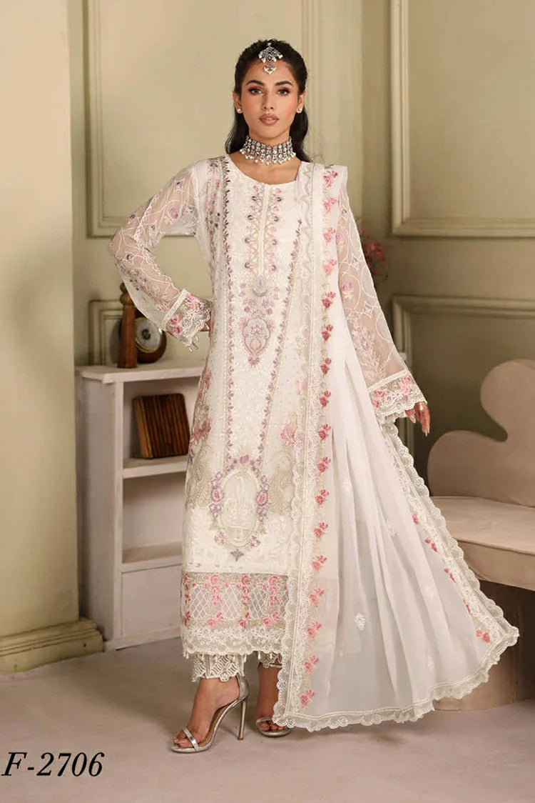 Picture of Ramsha - Chiffon Collection Vol 27 - F-2706 - Unstitched - Available at Raja Sahib