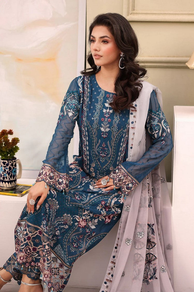 Picture of Ramsha - Chiffon Collection Vol 27 - F-2707 - Unstitched - Available at Raja Sahib