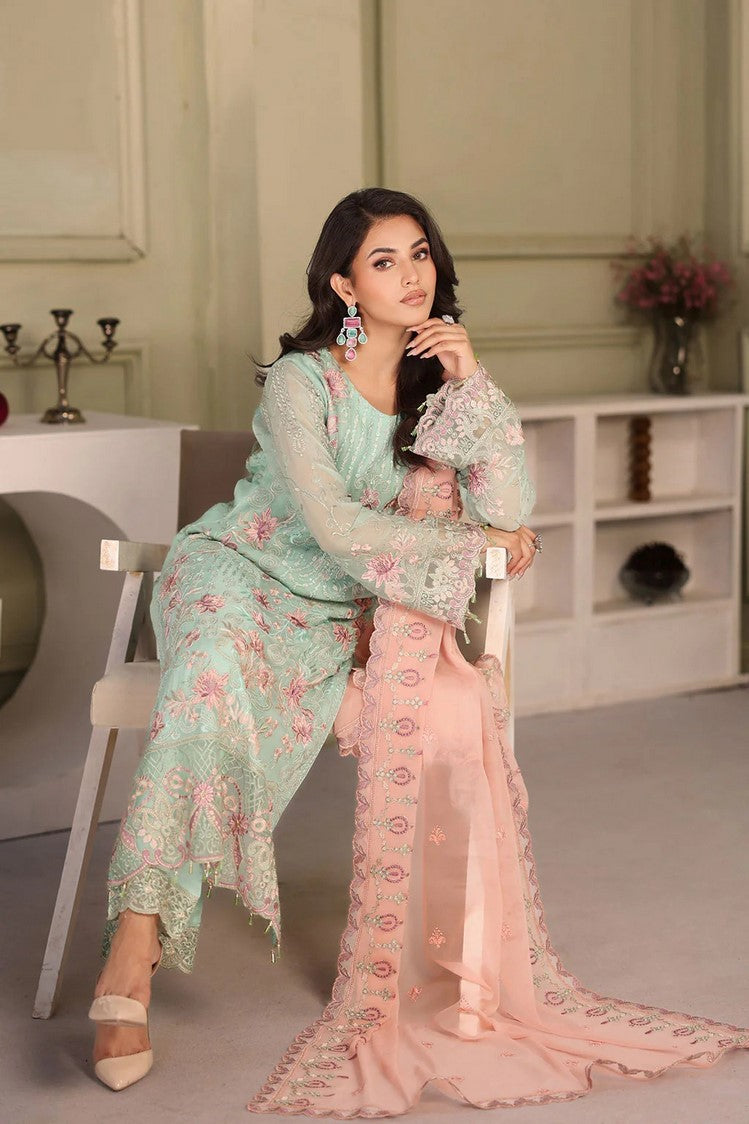 Picture of Ramsha - Chiffon Collection Vol 27 - F-2710 - Unstitched - Available at Raja Sahib