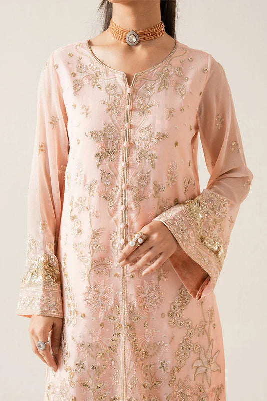 Picture of Freesia - Zaib Luxury Chiffon Collection - ELYNA-FS50127 - Unstitched - Available at Raja Sahib