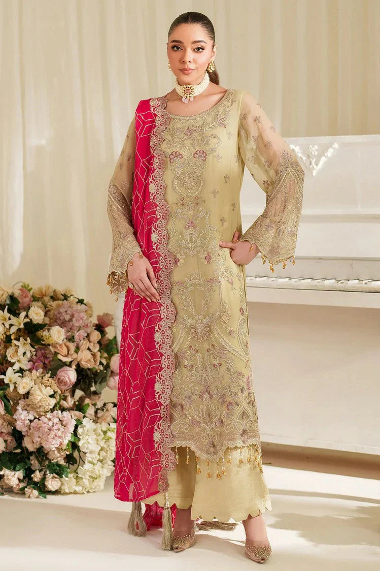 Picture of Imrozia - Noore Luxury Chiffon Collection - M-95 DHALIA - Unstitched - Available at Raja Sahib