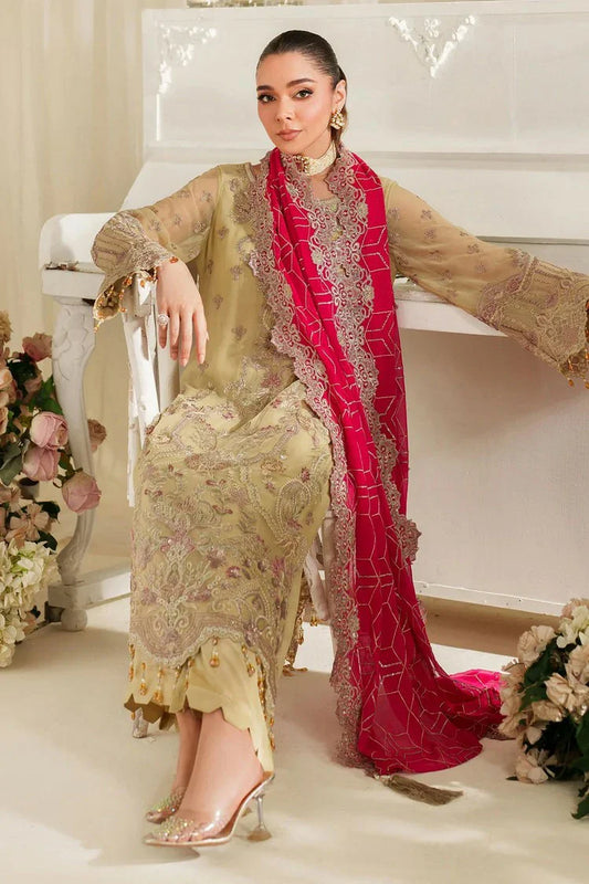 Picture of Imrozia - Noore Luxury Chiffon Collection - M-95 DHALIA - Unstitched - Available at Raja Sahib