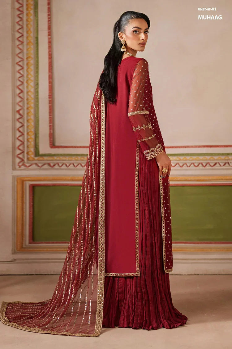 Picture of Zarif - Falesia Collection - HF-01 MUHAAG - Unstitched - Available at Raja Sahib