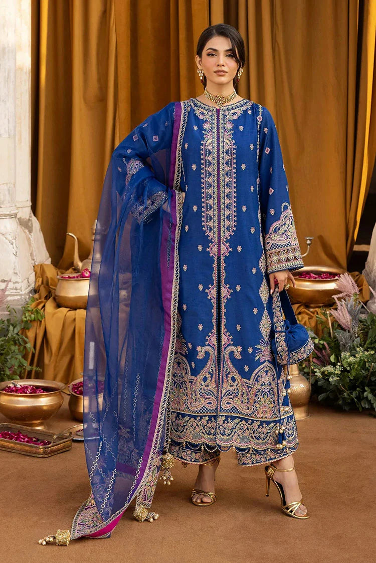 Picture of Zarizaa - Almari e Naaz Semi Formal Ensembles - 10 CHASHAM - Unstitched - Available at Raja Sahib