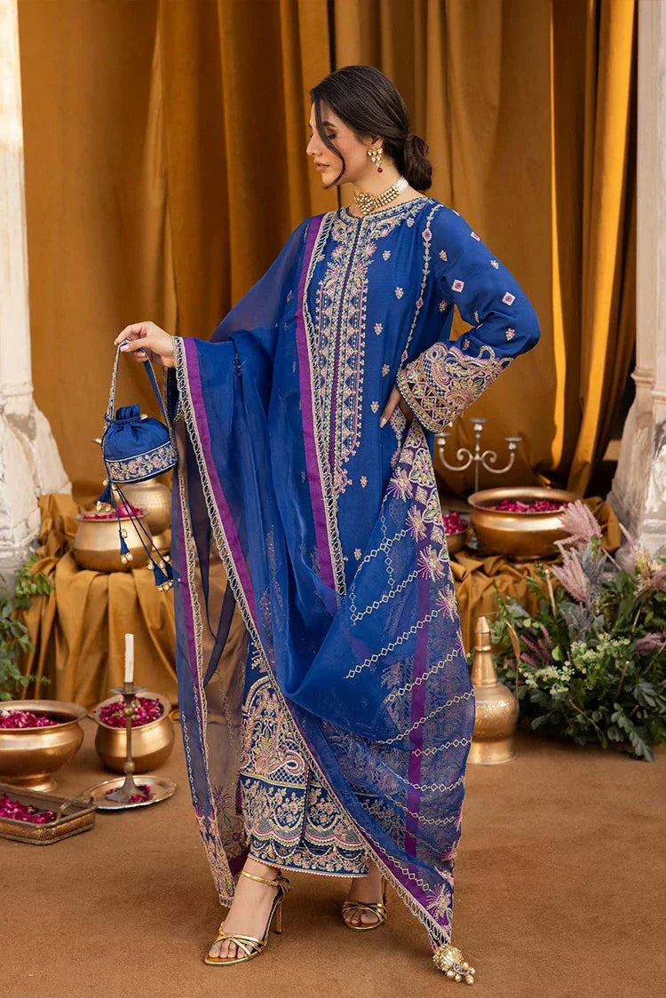 Picture of Zarizaa - Almari e Naaz Semi Formal Ensembles - 10 CHASHAM - Unstitched - Available at Raja Sahib