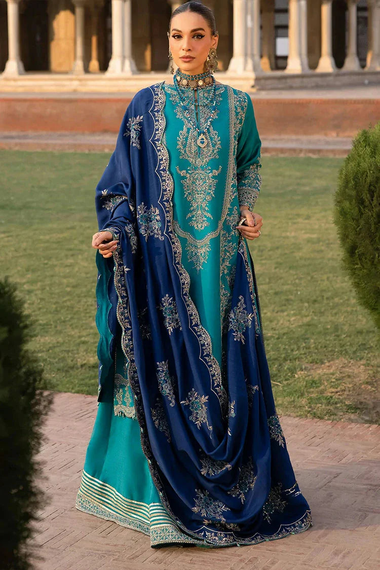 Picture of Zarizaa - Almari e Naaz Semi Formal Ensembles - 11 PANNA - Unstitched - Available at Raja Sahib
