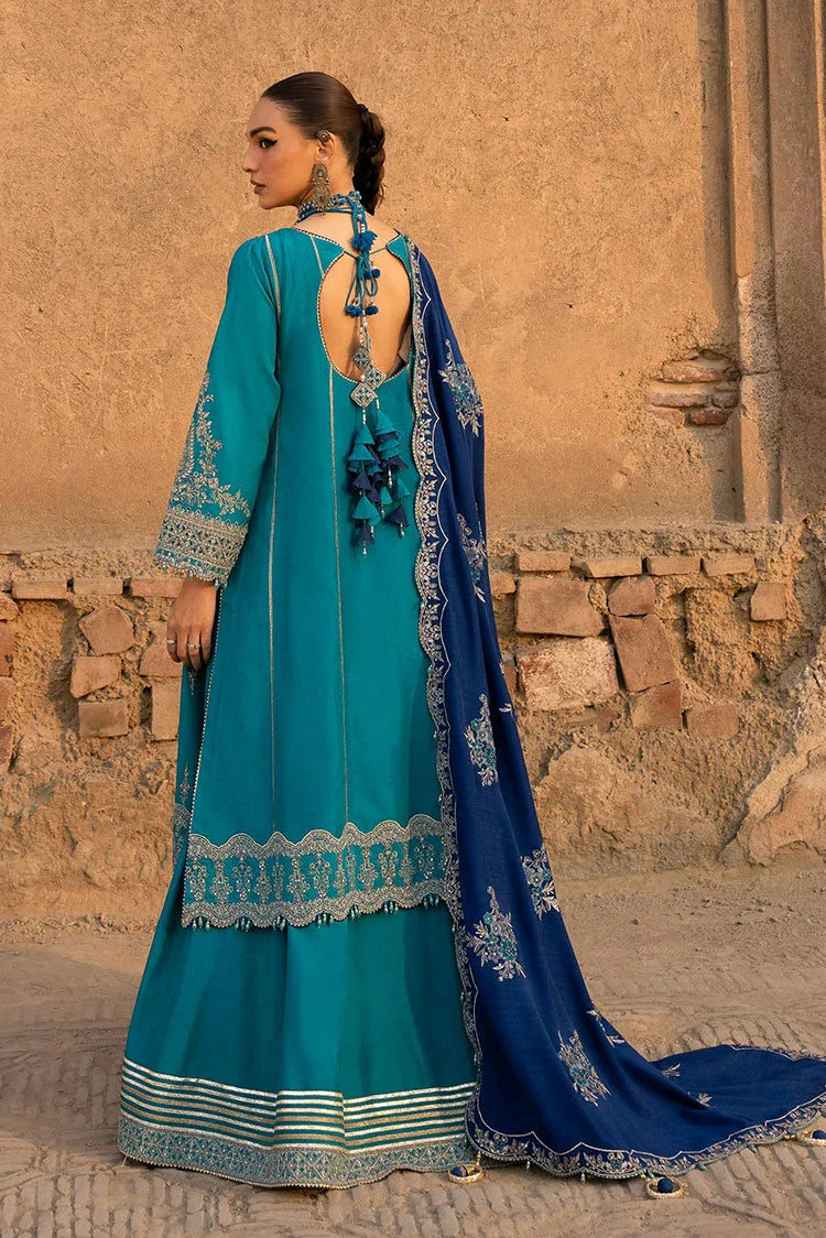 Picture of Zarizaa - Almari e Naaz Semi Formal Ensembles - 11 PANNA - Unstitched - Available at Raja Sahib