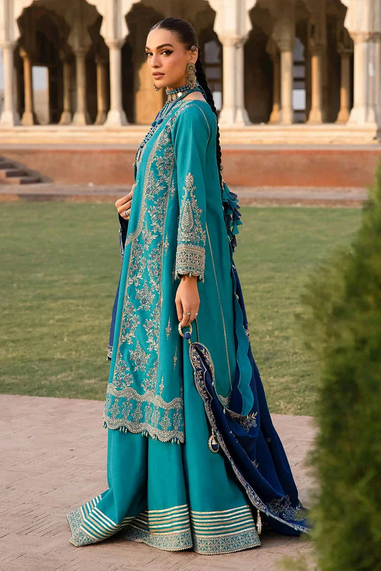 Picture of Zarizaa - Almari e Naaz Semi Formal Ensembles - 11 PANNA - Unstitched - Available at Raja Sahib