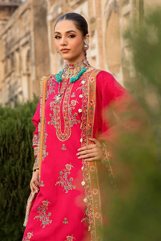 Picture of Zarizaa - Almari e Naaz Semi Formal Ensembles - 12 GHULABI GHULAB - Unstitched - Available at Raja Sahib