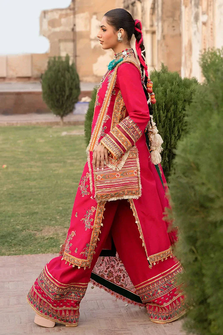 Picture of Zarizaa - Almari e Naaz Semi Formal Ensembles - 12 GHULABI GHULAB - Unstitched - Available at Raja Sahib