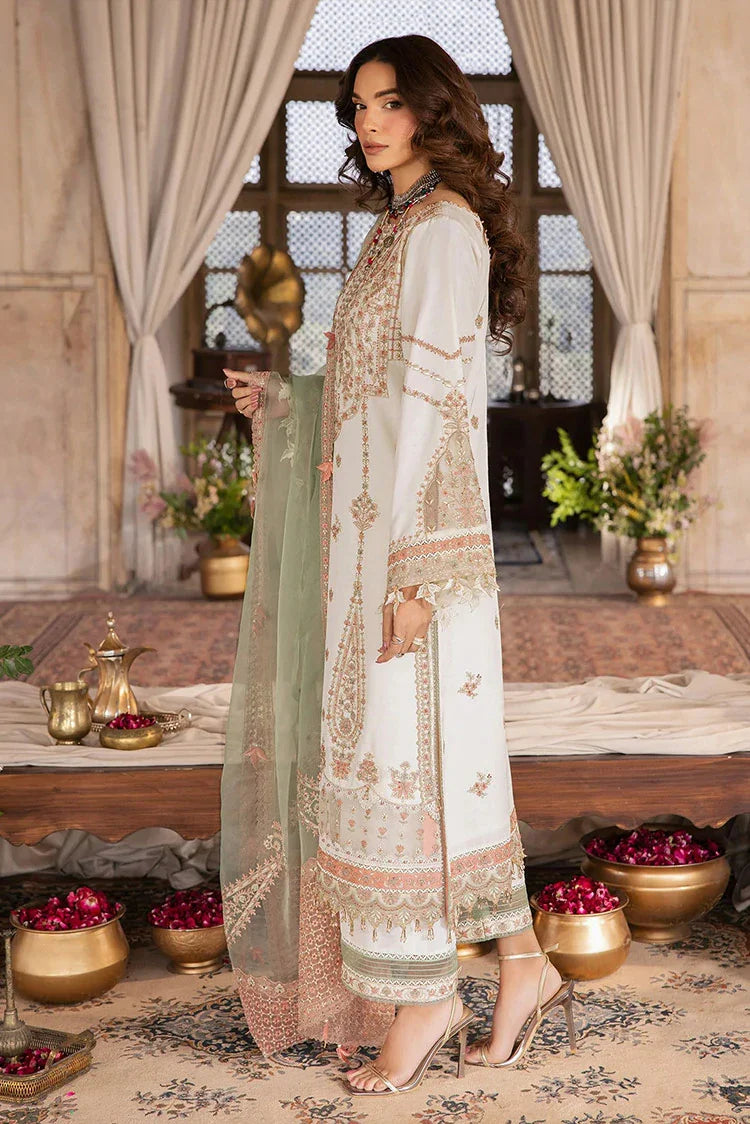 Picture of Zarizaa - Almari e Naaz Semi Formal Ensembles - 01 SEPIA - Unstitched - Available at Raja Sahib
