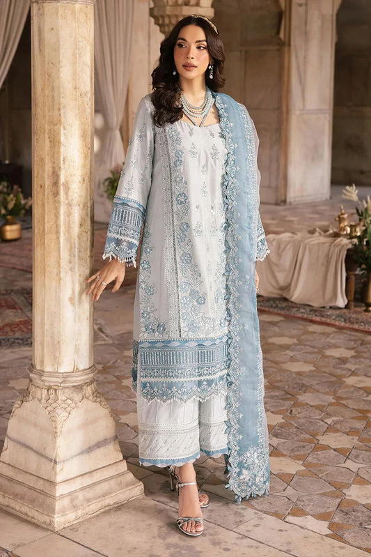 Picture of Zarizaa - Almari e Naaz Semi Formal Ensembles - 02 AMBER - Unstitched - Available at Raja Sahib