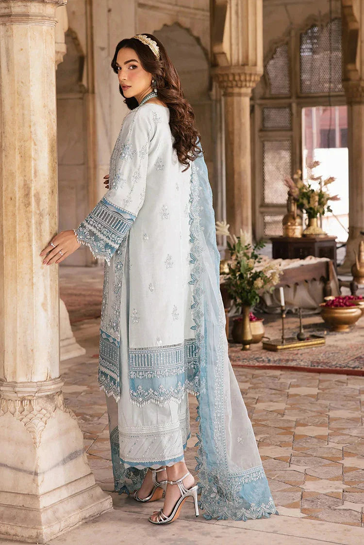 Picture of Zarizaa - Almari e Naaz Semi Formal Ensembles - 02 AMBER - Unstitched - Available at Raja Sahib