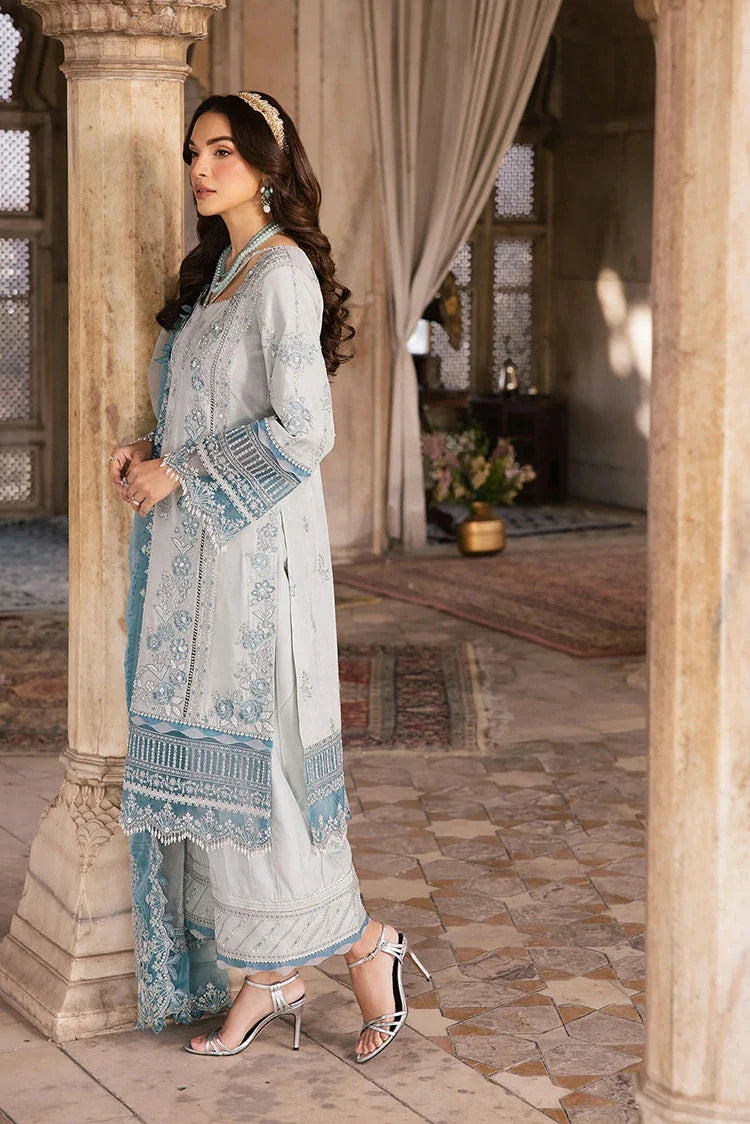 Picture of Zarizaa - Almari e Naaz Semi Formal Ensembles - 02 AMBER - Unstitched - Available at Raja Sahib