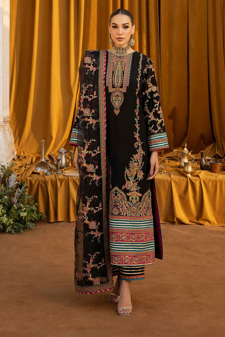 Picture of Zarizaa - Almari e Naaz Semi Formal Ensembles - 08 SURMA - Unstitched - Available at Raja Sahib
