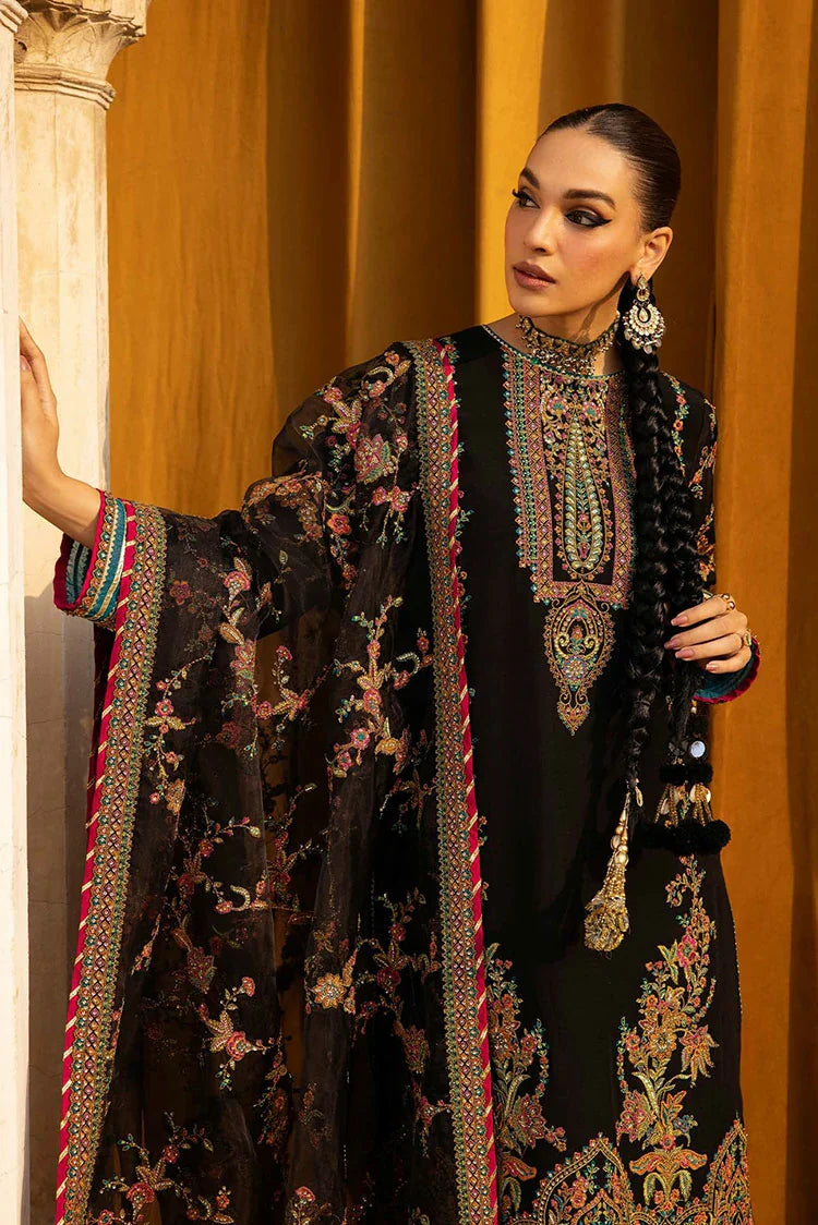 Picture of Zarizaa - Almari e Naaz Semi Formal Ensembles - 08 SURMA - Unstitched - Available at Raja Sahib