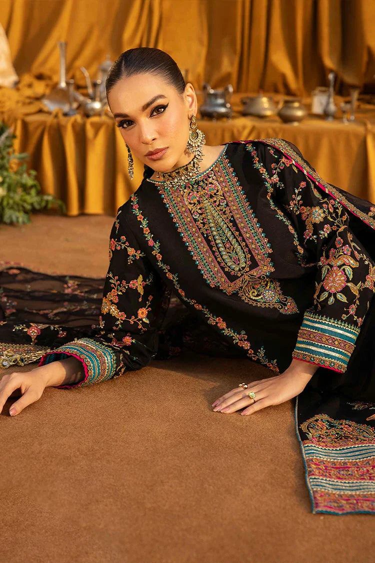 Picture of Zarizaa - Almari e Naaz Semi Formal Ensembles - 08 SURMA - Unstitched - Available at Raja Sahib