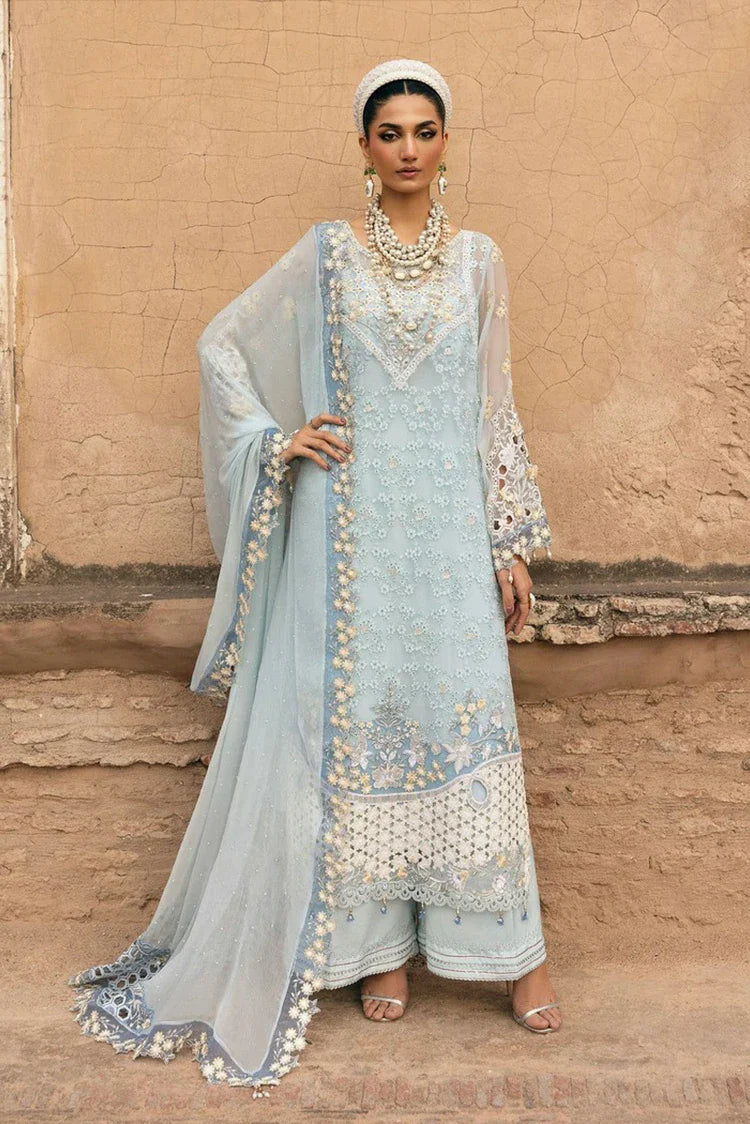 Picture of Sardinia - Chiffons Edit - 1104 Feroza - Unstitched - Available at Raja Sahib