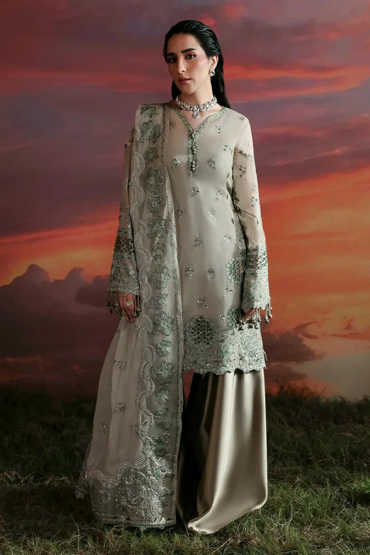 Picture of Zarposh - Moonlit Muse Festive Wear - 01 Nerine - Unstitched - Available at Raja Sahib