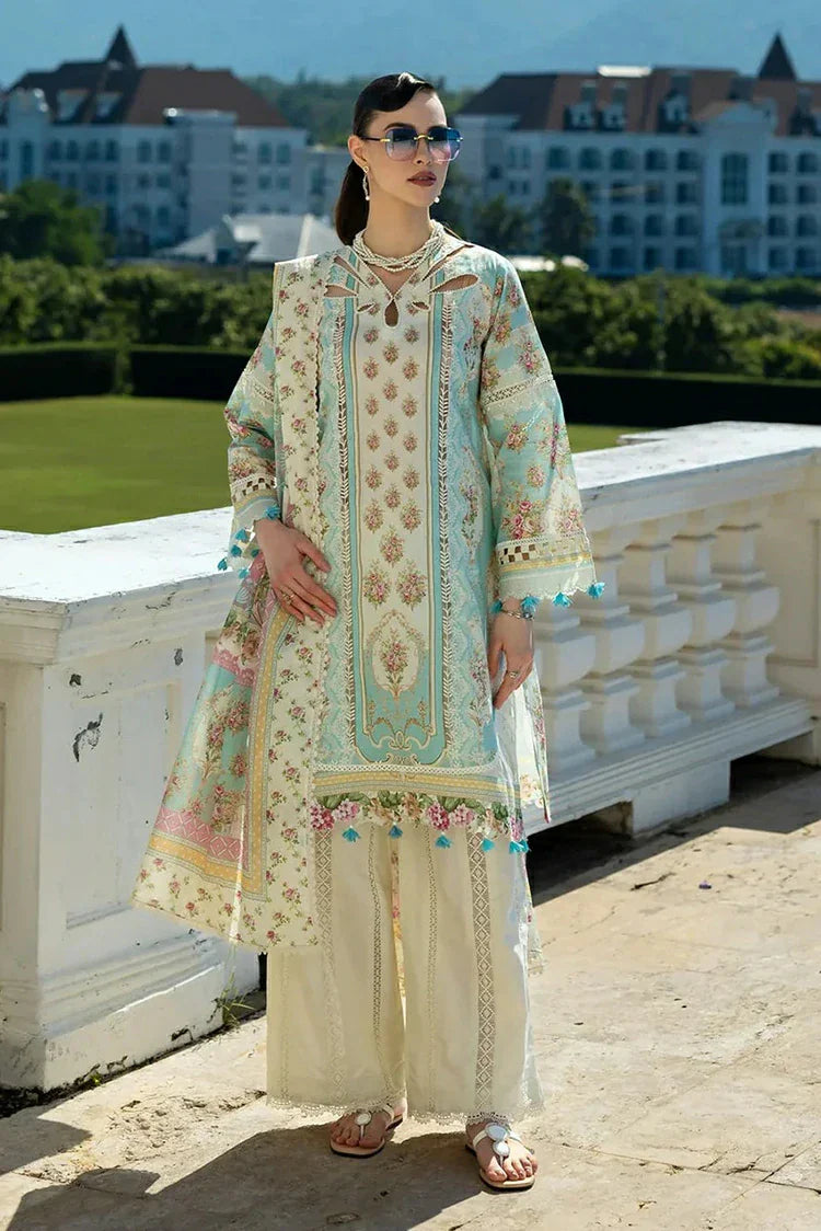 Picture of Elaf - Premium Prints Summer Collection - EPE-03B DAHLIA DREAM - Unstitched - Available at Raja Sahib