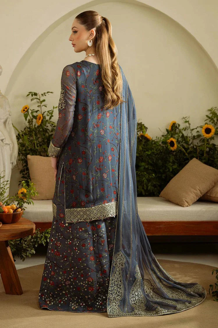 Picture of Nureh - Amaya Embroidered & Printed Chiffon Collection Vol 1 - AM-10 - Unstitched - Available at Raja Sahib
